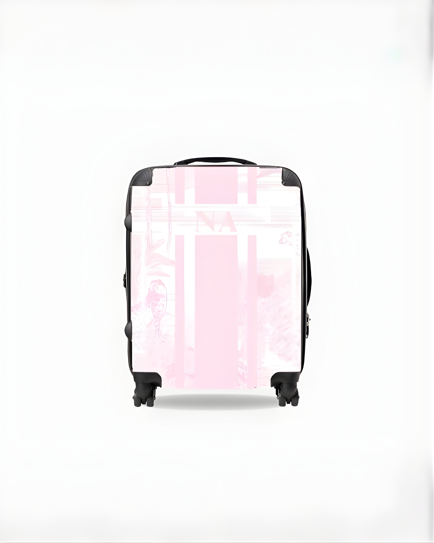 Pink Tropical Luggage