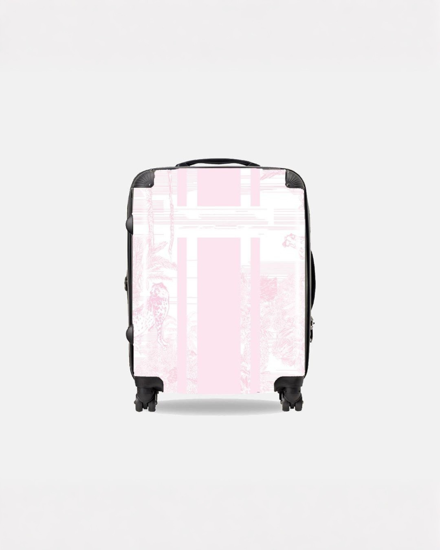 Pink Tropical Luggage