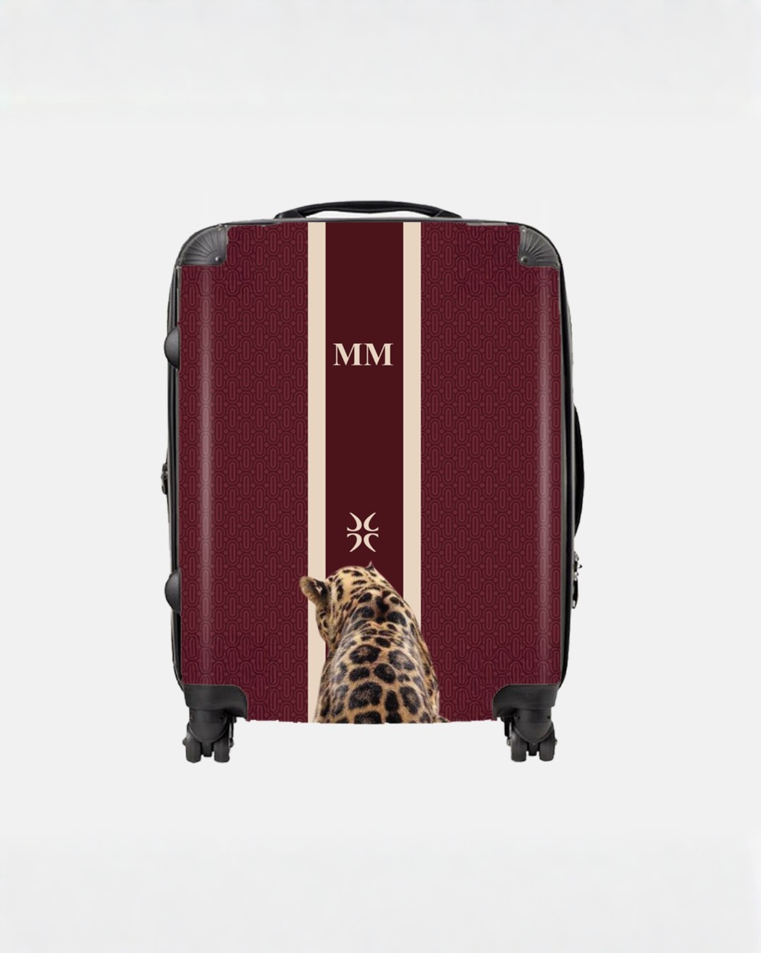 Crimson Leopard Luggage