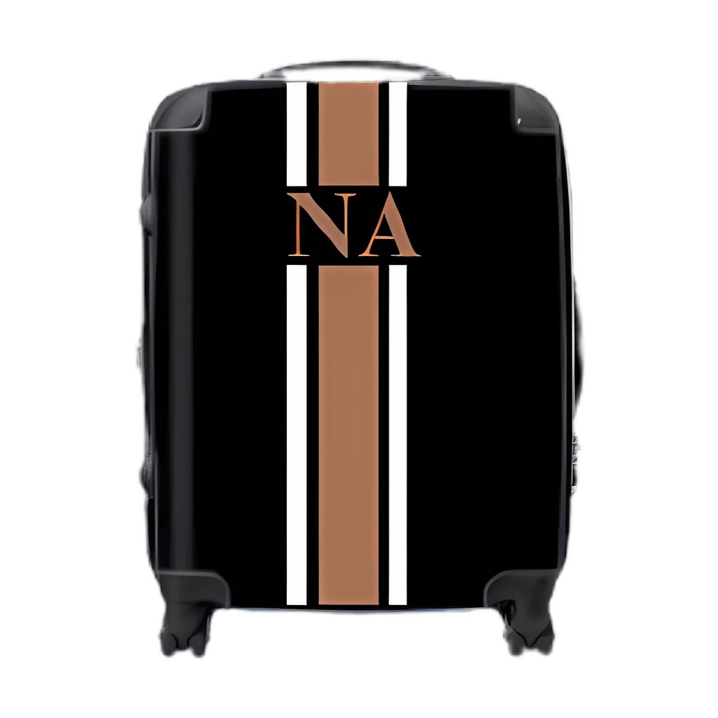 black luggage