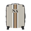 brown luggage