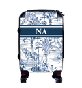 Blue Tropical Luggage