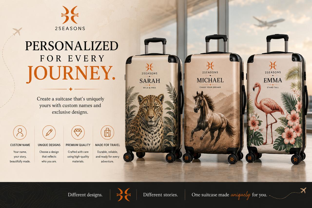 Personalized 2Seasons luggage